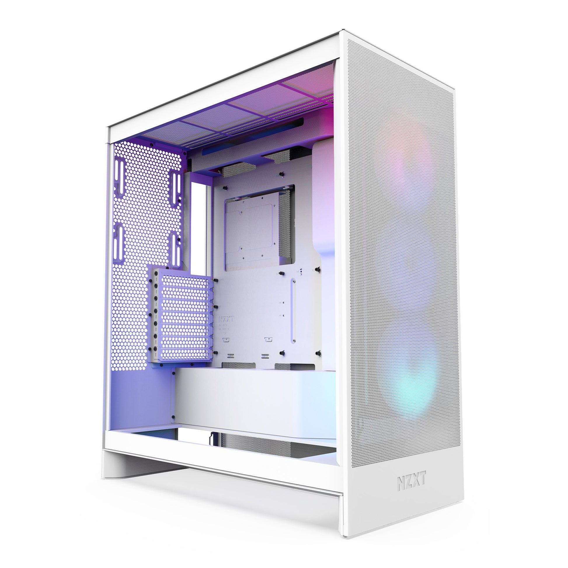 NZXT H7 FLOW RGB 2024 Mid-Tower White ATX Case