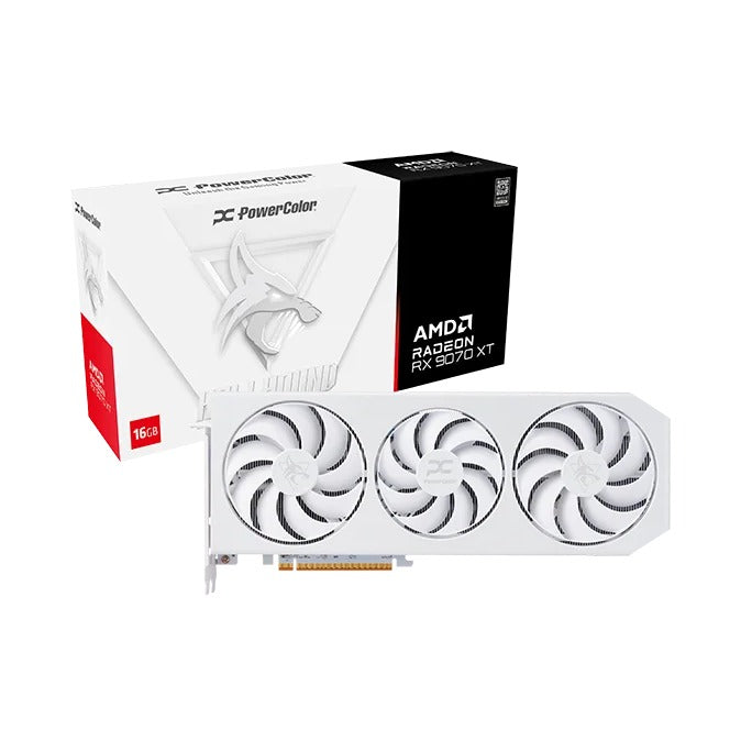 PowerColor Hellhound Spectral White Radeon RX 9070 XT 16GB
