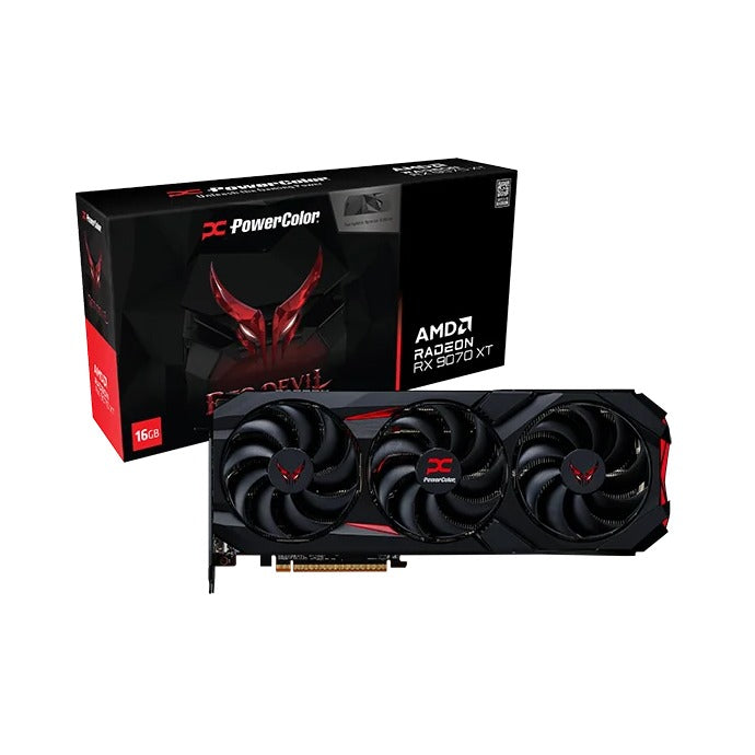 PowerColor Red Devil Radeon RX 9070 XT 16GB Backplate Special Edition