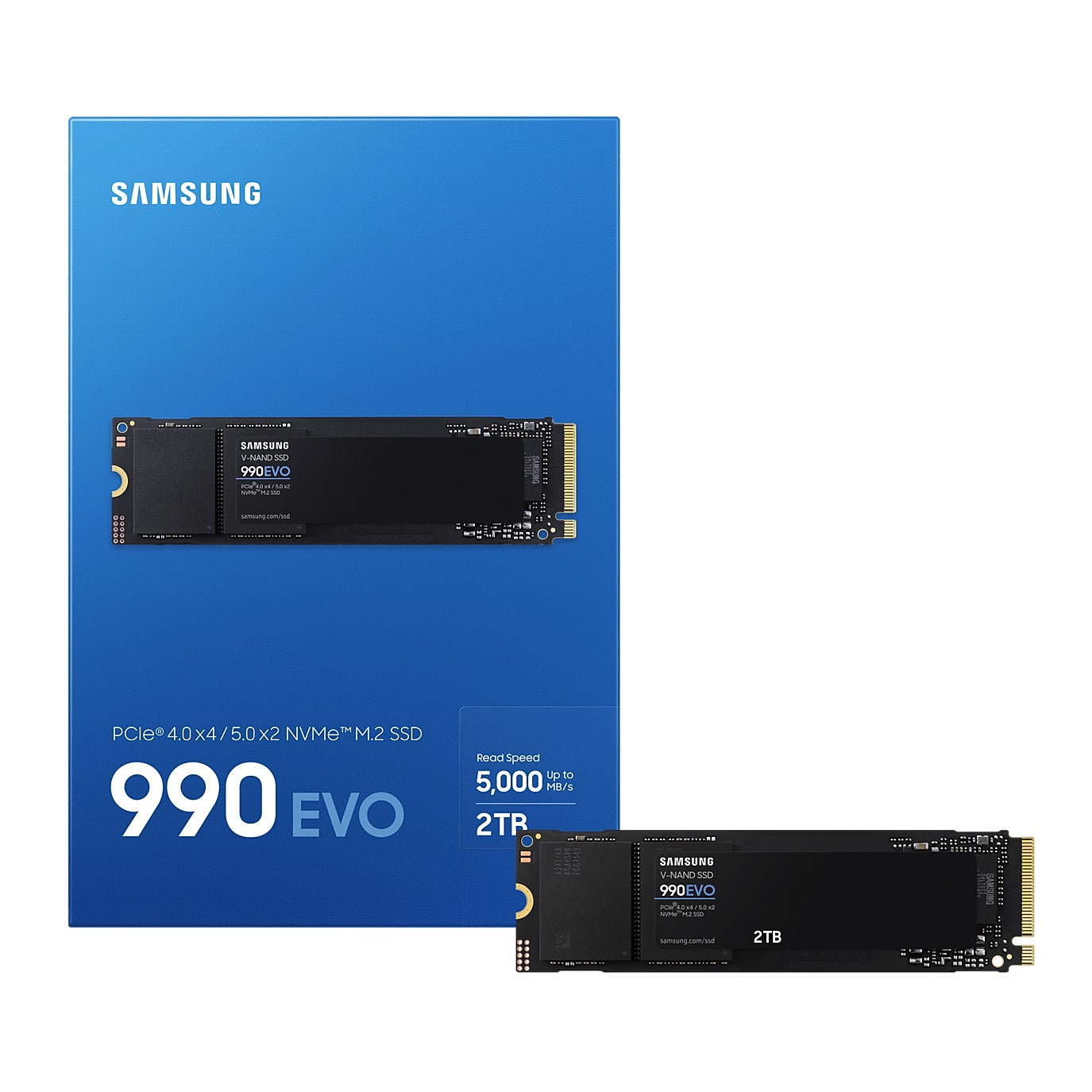 Samsung 990 EVO 2TB M.2 2280 NVMe PCIe 4.0/5.0 SSD