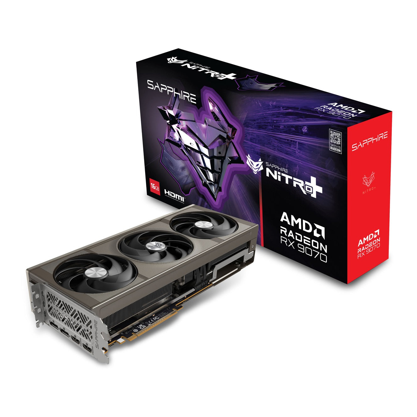 Sapphire Nitro+ AMD Radeon RX 9070 Gaming OC 16GB