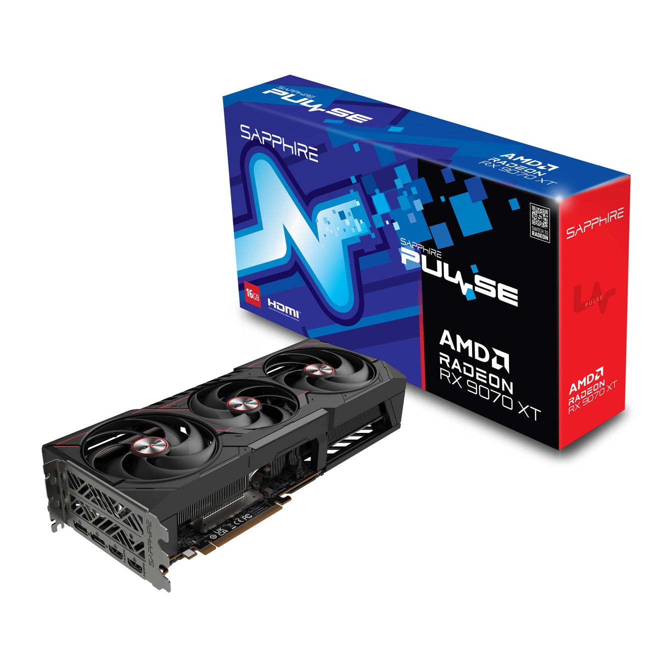Sapphire PULSE AMD Radeon RX 9070 XT Gaming 16GB