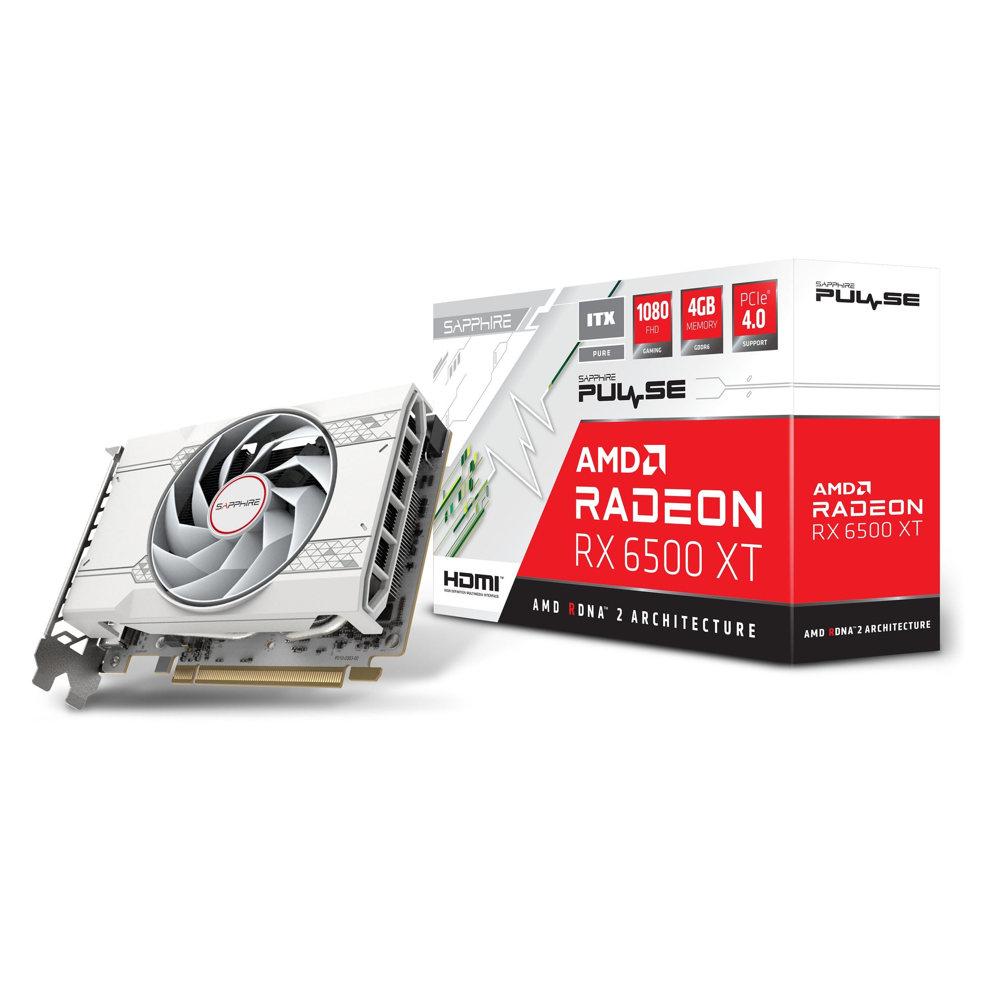 Sapphire PULSE Radeon RX 6500 XT ITX PURE 4GB