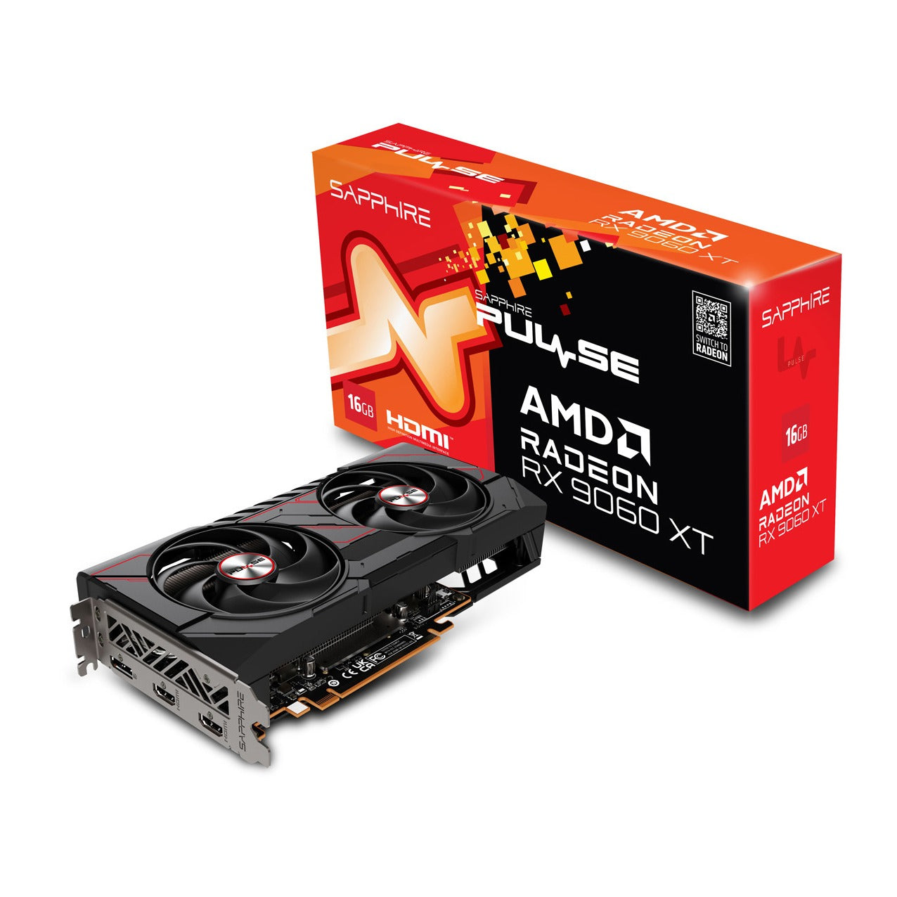 Sapphire PULSE Radeon RX 9060 XT GAMING OC 16GB