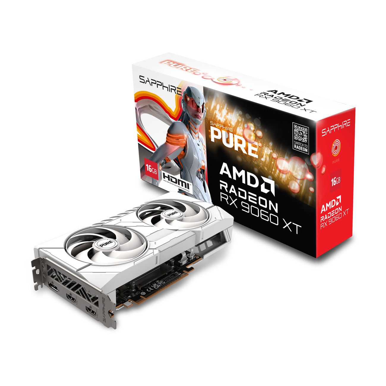 Sapphire PURE Radeon RX 9060 XT Gaming OC 16GB