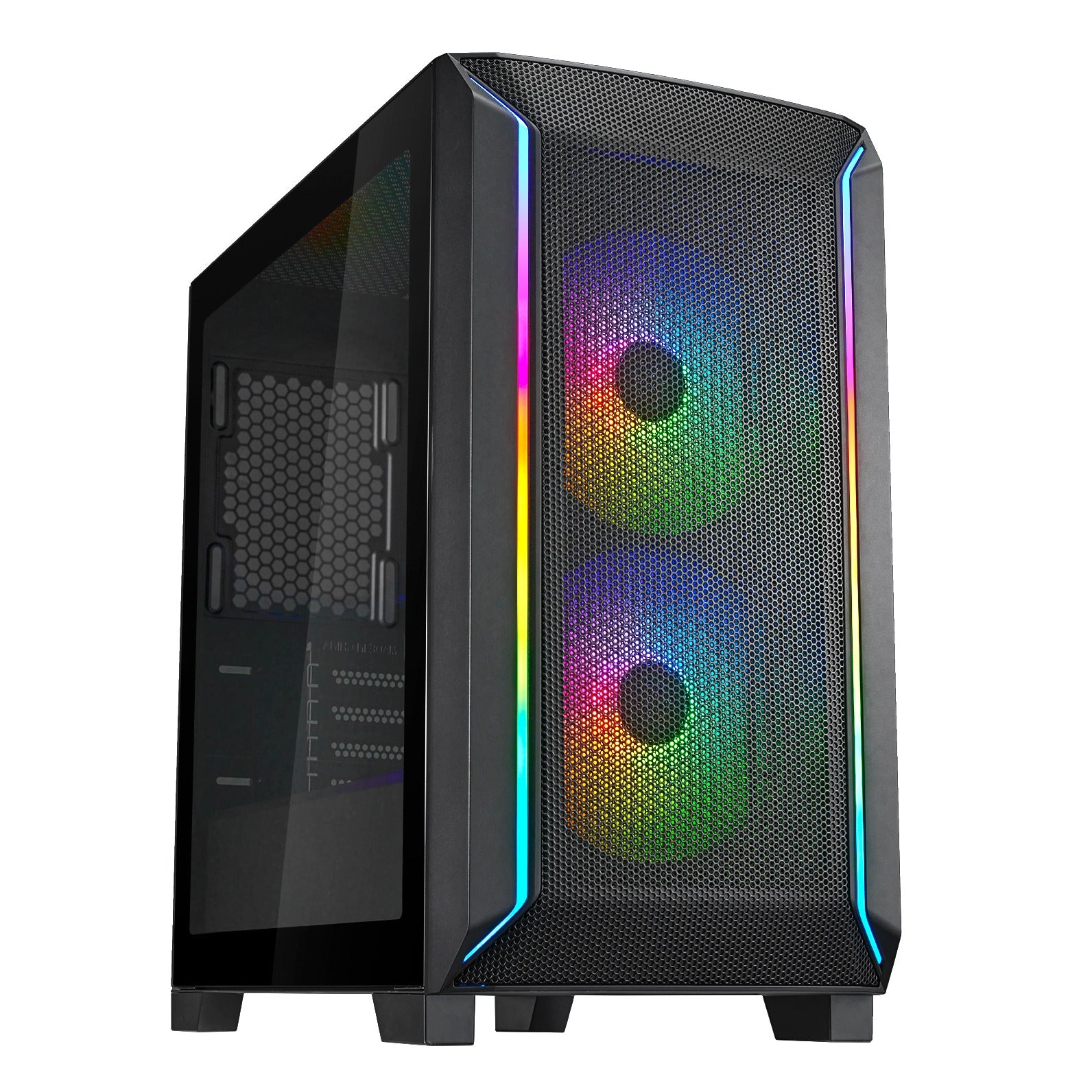 SilverStone FARA 312Z Black Micro ATX Case TG Panel No PSU