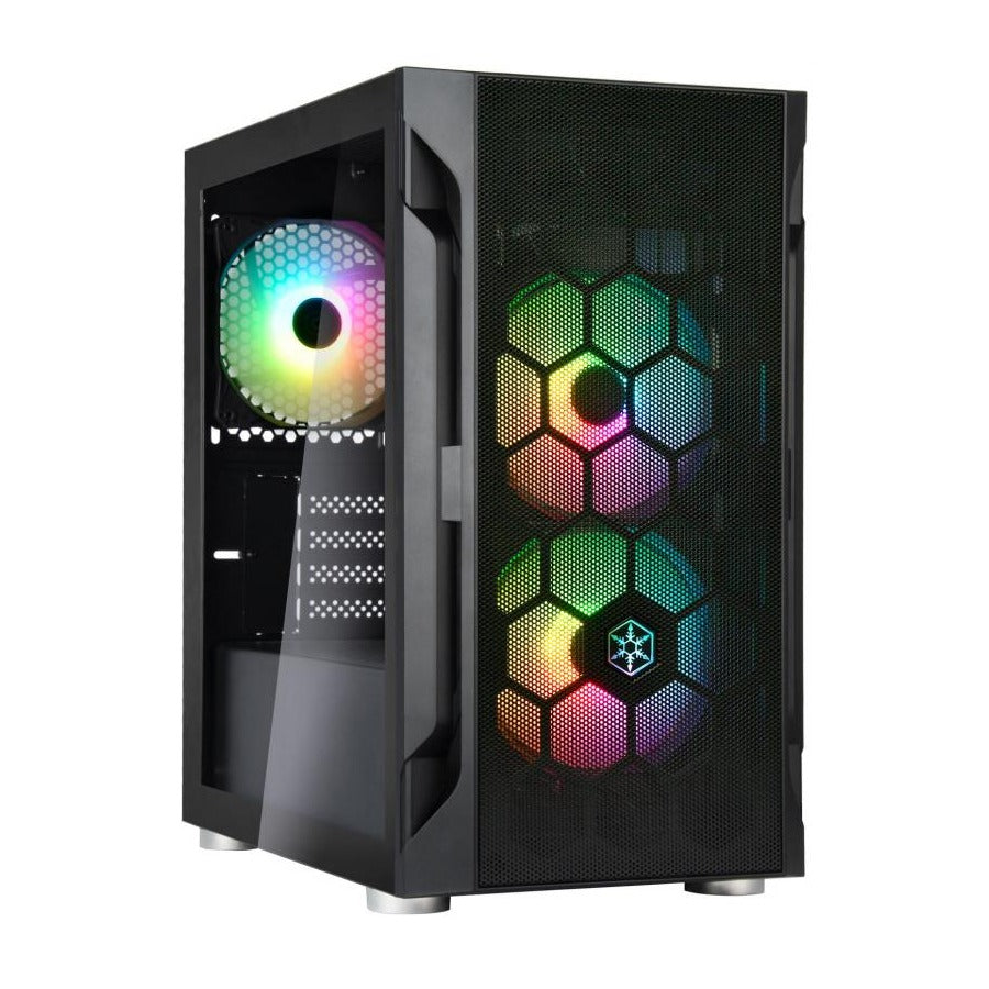 SilverStone FARA H1 M Pro Black Micro ATX Case T/G Window NO PSU
