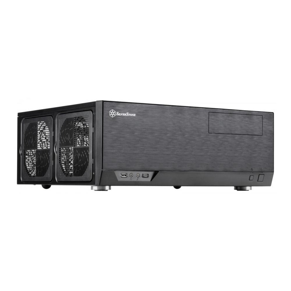 SilverStone Grandia GD09-C Black HTPC Case No PSU