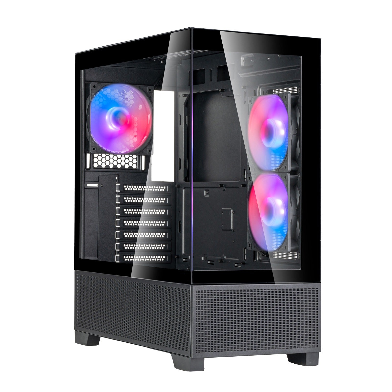 SilverStone LUCID 05 ATX Case Tempered Glass Side Panel NO PSU