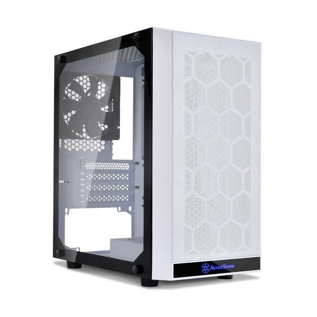 SilverStone Precision PS15 White Micro ATX Case T/G Window No PSU
