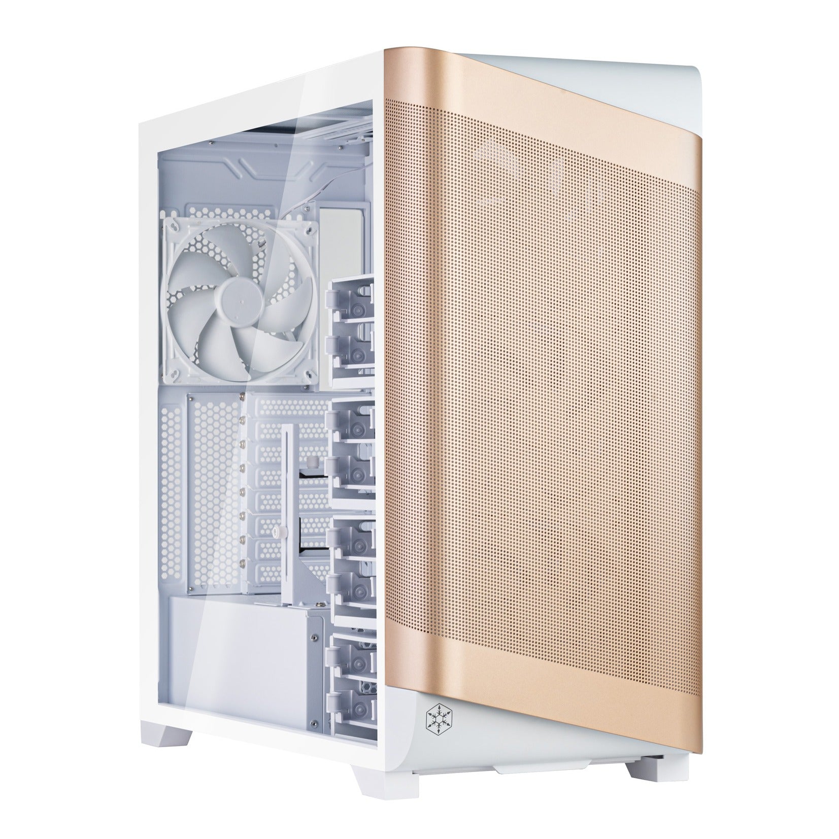 SilverStone SETA A2 White ATX Case Tempered Glass Side Window No PSU
