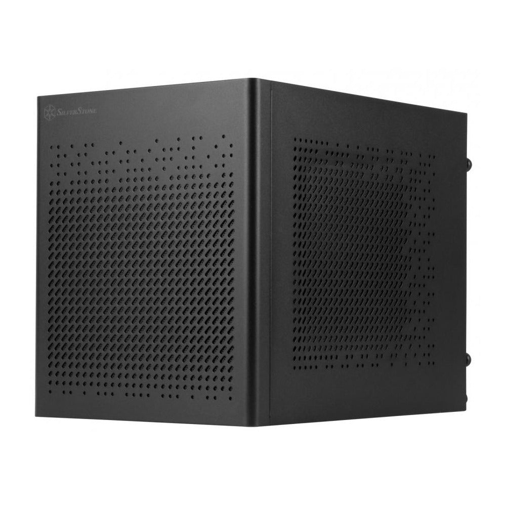 SilverStone SUGO 16 Black Mini ITX Cube Case Perforated Panels