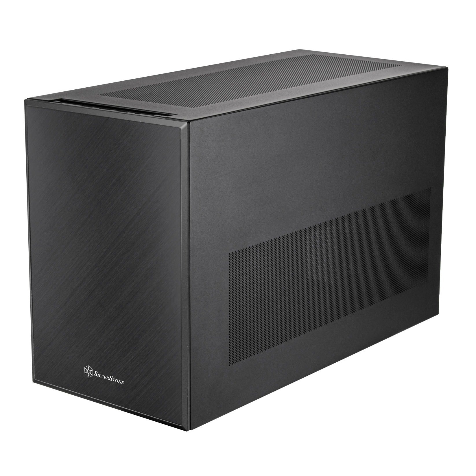 SilverStone SUGO 17 Black Micro ATX Case Mesh Side Panels NO PSU
