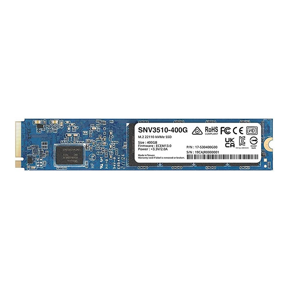 Synology SNV3510 Enterprise 400GB M.2 22110 NVMe PCIe Gen3 SSD