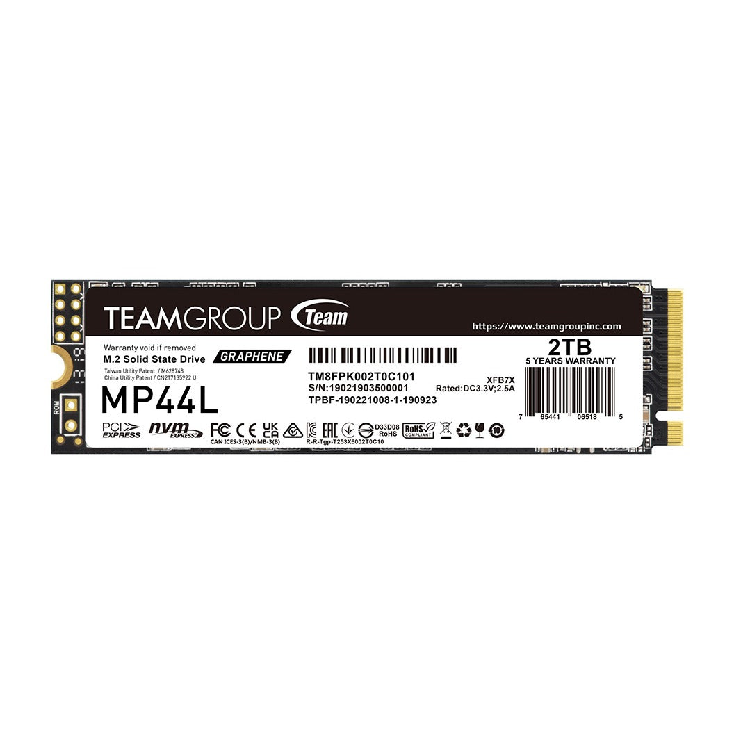 Team MP44L 2TB M.2 2280 NVMe PCIe Gen4 SSD