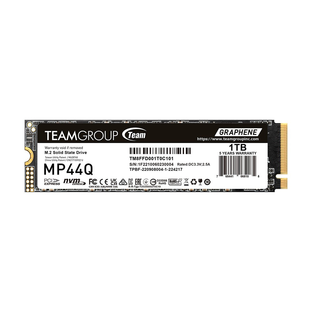 Team MP44Q 1TB M.2 2280 NVMe PCIe 4.0 SSD