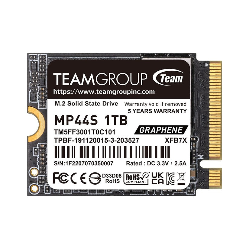 Team MP44S 1TB M.2 2230 NVMe PCIe 4.0 SSD