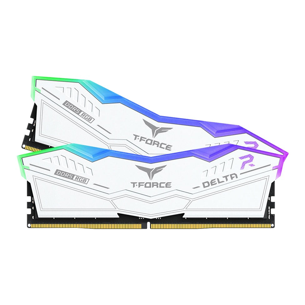 Team T-Force Delta RGB White 32GB (2x16GB) 6000MHz CL38 DDR5