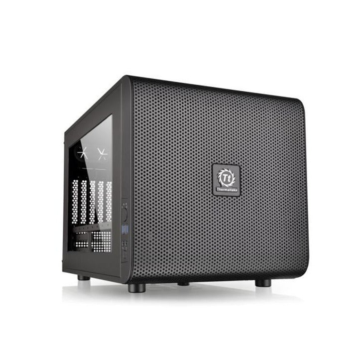 Thermaltake Core V21 Black Micro ATX Case Side Window NO PSU
