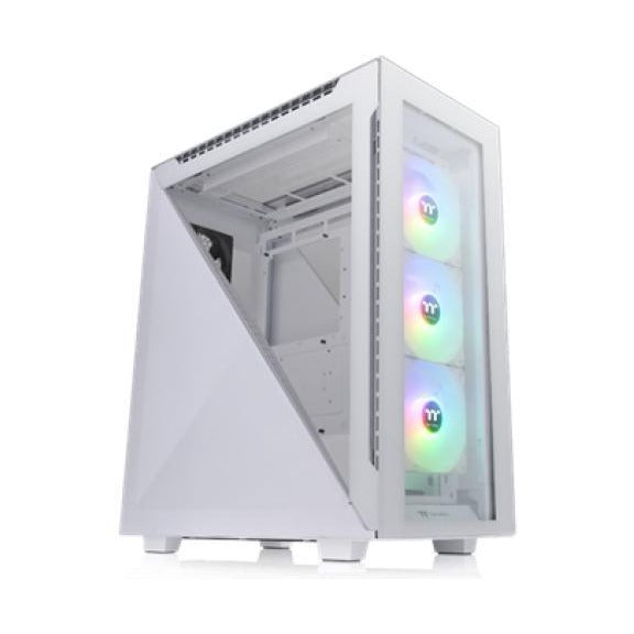 Thermaltake Divider 500 TG ARGB White ATX Case 4x TG Panel No PSU