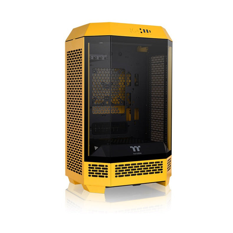 Thermaltake The Tower 300 Bumblebee Micro ATX Case T/G Panels NO PSU