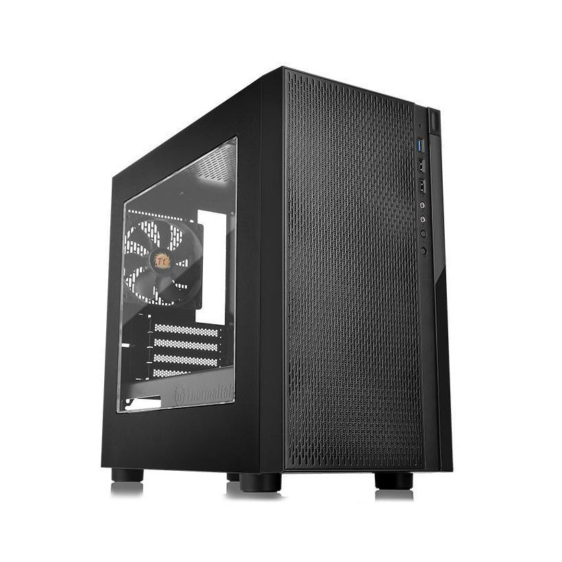 Thermaltake Versa H18 Black Micro ATX Case Side Window No PSU