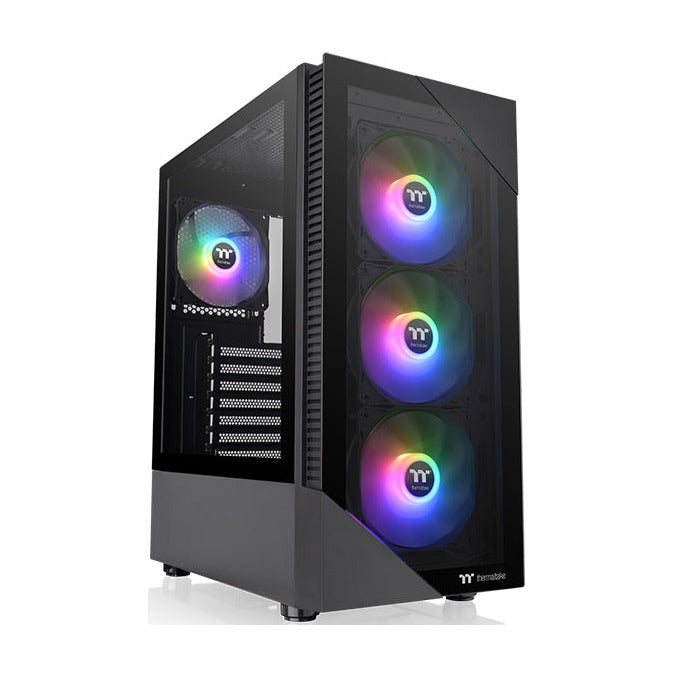 Thermaltake View 200 Plus TG ARGB Mid Tower ATX Case T/G NO PSU