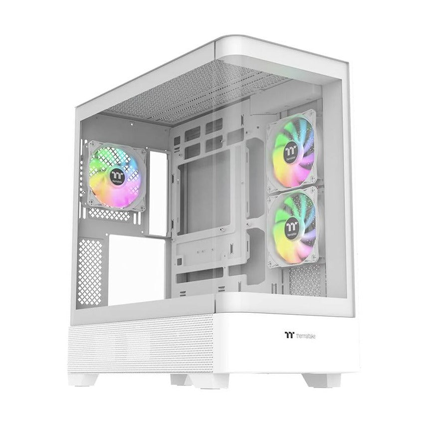 Thermaltake View 290 TG ARGB Snow Mid Tower ATX Case Curve TG Front Panel NO PSU