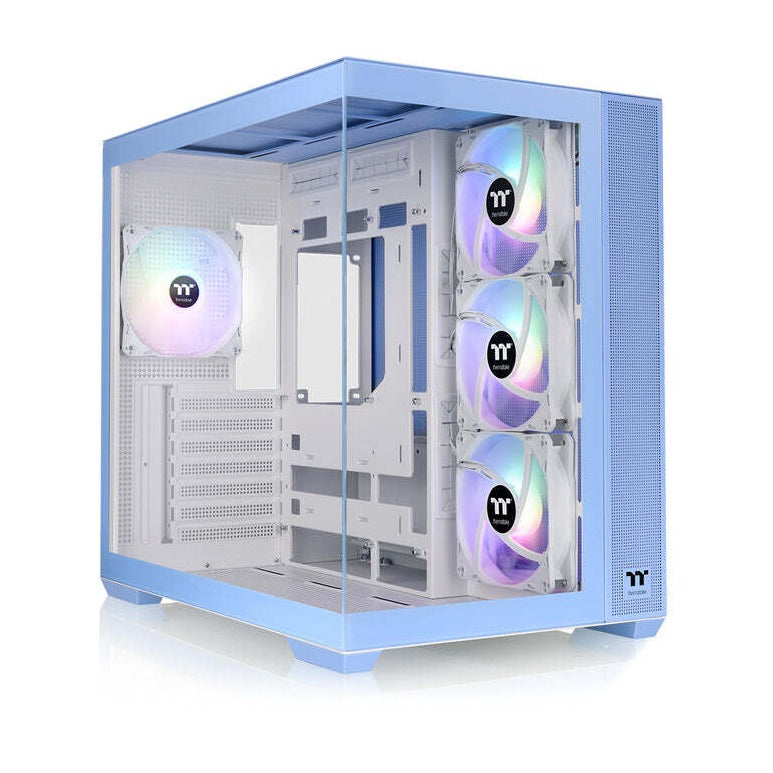 Thermaltake View 380 TG ARGB Hydrangea Blue Micro ATX Case TG NO PSU