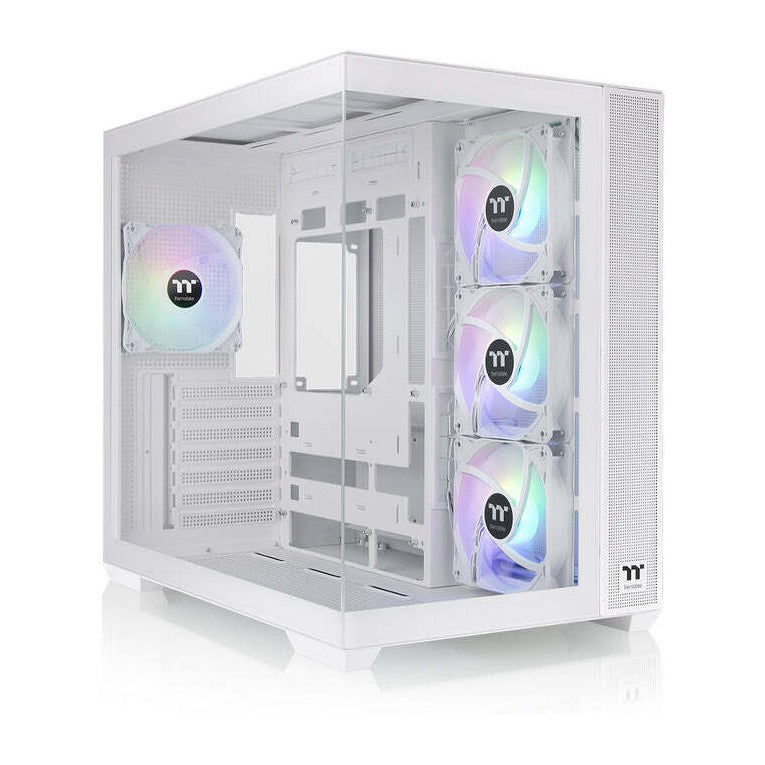 Thermaltake View 380 TG ARGB Snow ATX Case T/G NO PSU