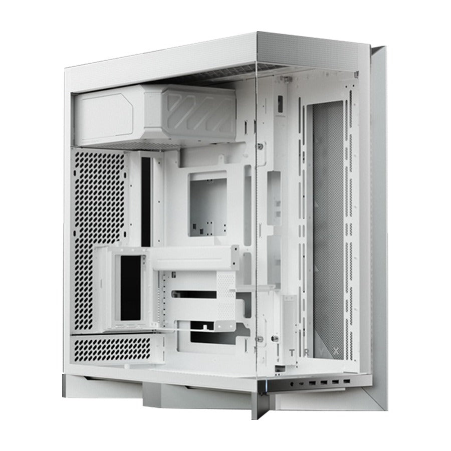TRYX LUCA L70 White Mid Tower E-ATX Case 4mm T/G Side Panels NO PSU