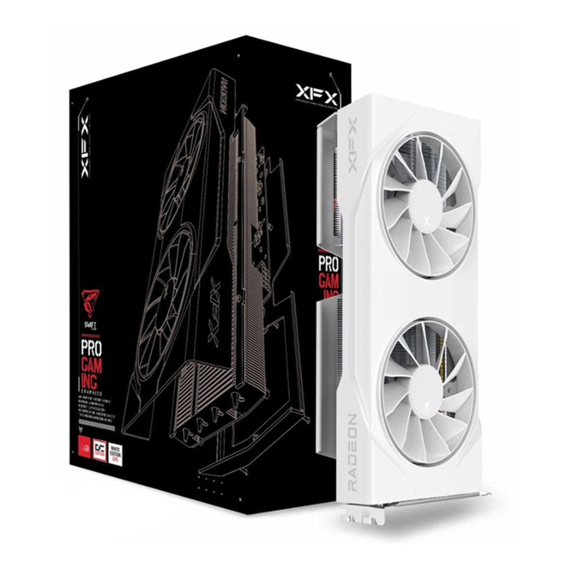 XFX Swift Radeon RX 9060 XT OC White Gaming Edition 16GB