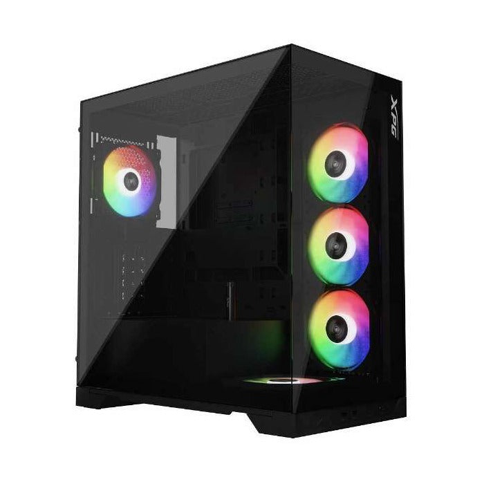XPG INVADER X Black Mid-Tower ATX Case T/G NO PSU Fans Included